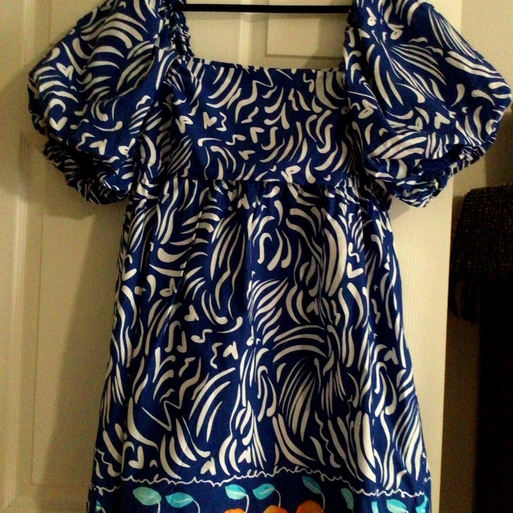 Cotton babydoll short dress new size12/14 USA size 16 UK